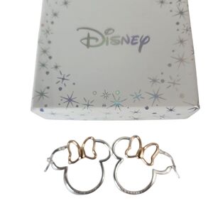 Disney Silver and Gold Minnie Mouse Earrings